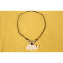 КОЛИЕ РОГ-САЛАМАНДЪР/СЛОН