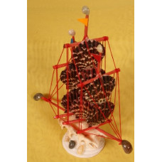 КОРАБ МИДИ PECTEN PALLIUM И РАПАН LAMBIS 16X14 СМ 371-1