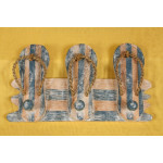 ДЖАПАНКИ 3-КА ЗАКАЧАЛКА ДЪРВО СИНЬО-БЯЛО Н16/30/3