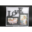 РАМКА КОЛАЖ 2 СНИМКИ LOVE 1040385