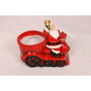 СВЕЩНИК КЕРАМИКА Д.КОЛЕДА НА ВЛАК 12Х8Х11.5СМ GR4572660